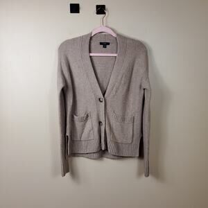 J. Crew Tan Button Front Pocket Cardigan Size XXS